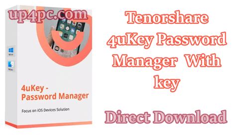 Tenorshare 4uKey Password Manager 1.4.0.2 with Crack